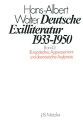 Book cover of Deutsche Exilliteratur 1933-1950 by Hans-Albert Walter