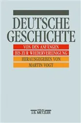 Book cover of Deutsche Geschichte (3rd ed.) by Martin Vogt