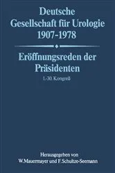 Book cover of Deutsche Gesellschaft für Urologie 1907–1978 by Wolfgang Mauermayer