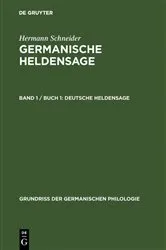 Book cover of Deutsche Heldensage (2nd ed.) by Hermann Schneider