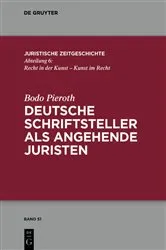 Book cover of Deutsche Schriftsteller als angehende Juristen by Unknown