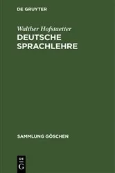 Book cover of Deutsche Sprachlehre (10th ed.) by Unknown