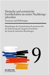 Book cover of Deutsche und sowjetische Gesellschaften im ersten Nachkriegsjahrzehnt by Aleksandr O. Cubar'jan