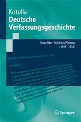 Book cover of Deutsche Verfassungsgeschichte by Michael Kotulla