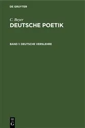 Book cover of Deutsche Verslehre (2nd ed.) by C. Beyer