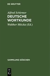 Book cover of Deutsche Wortkunde (4th ed.) by Unknown