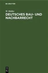 Book cover of Deutsches Bau- und Nachbarrecht (2nd ed.) by Unknown
