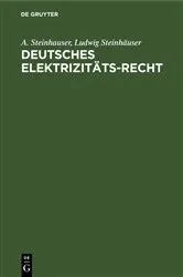 Book cover of Deutsches Elektrizitäts-Recht by Unknown