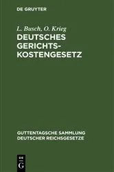 Book cover of Deutsches Gerichtskostengesetz (11th ed.) by Unknown