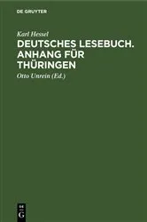 Book cover of Deutsches Lesebuch. Anhang für Thüringen by Karl Hessel