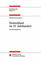 Book cover of Deutschland im 19. Jahrhundert (5th ed.) by Unknown