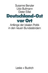 Book cover of Deutschland-Ost vor Ort by Susanne Benzler