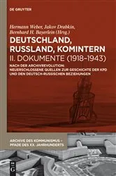 Book cover of Deutschland, Russland, Komintern - Dokumente (1918–1943) by Hermann Weber