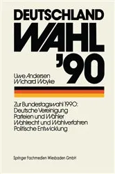 Book cover of Deutschland Wahl â€™90 by Uwe Andersen
