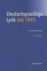 Book cover of Deutschsprachige Lyrik seit 1945 (2nd ed.) by Hermann Korte