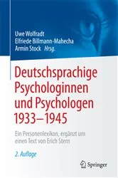 Book cover of Deutschsprachige Psychologinnen und Psychologen 1933–1945 (2nd ed.) by Uwe Wolfradt