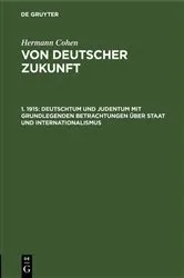 Book cover of Deutschtum und Judentum mit grundlegenden Betrachtungen über Staat und Internationalismus by Hermann Cohen