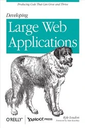 Book cover of Developing Large Web Applications by Kyle Loudon