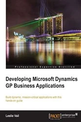 Book cover of Developing Microsoft Dynamics GP Business Applications by Leslie Vail