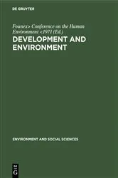 Book cover of Development and environment by Unknown