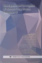 Book cover of Development and Investigation of Materials Using Modern Techniques II by Ruhiyuddin Mohd Zaki