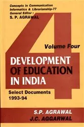 Book cover of Development of Education in India: Select Documents 1993-94 (Concepts in Communication Informatics and Librarianship-77) by S. P. Agrawal