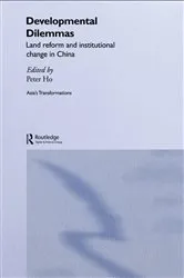 Book cover of Developmental Dilemmas by Peter Ho