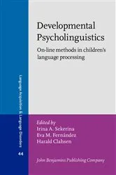 Book cover of Developmental Psycholinguistics by Irina A. Sekerina