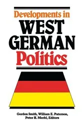 Book cover of Developments in West German Politics by Gordon Smith