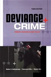 Book cover of Deviance and Crime (3rd ed.) by Walter DeKeseredy