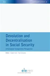 Book cover of Devolution and Decentralisation in Social Security by Gijsbert Vonk