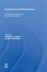 Book cover of Devolution and Development by Mwangi S. Kimenyi