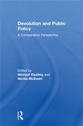 Book cover of Devolution and Public Policy by Michael Keating
