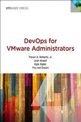 Book cover of DevOps for VMware Administrators by Roberts, Trevor A., Jr.