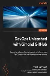 Book cover of DevOps Unleashed with Git and GitHub by Yuki Hattori