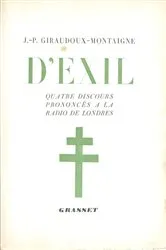 Book cover of D'exil by Jean-Pierre Giraudoux