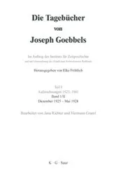 Book cover of Dezember 1925 - Mai 1928 by Elke Fröhlich