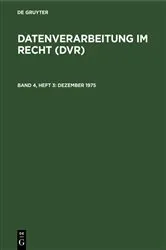 Book cover of Dezember 1975 by Bernt Bühnemann