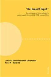 Book cover of «Di Fernunft Siget.» by Hans-Gert Roloff