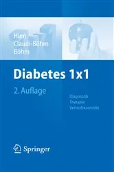 Book cover of Diabetes 1x1 (2nd ed.) by Peter Hien