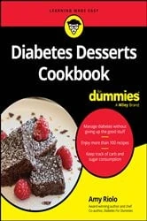 Book cover of Diabetes Desserts Cookbook For Dummies by Amy Riolo