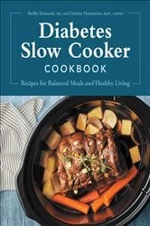 Book cover of Diabetes Slow Cooker Cookbook by Shelby Kinnaird