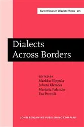 Book cover of Dialects Across Borders by Markku Filppula