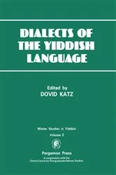Book cover of Dialects of the Yiddish Language by D. Katz