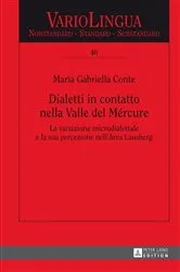 Book cover of Dialetti in contatto nella Valle del Mércure by Edgar Radtke