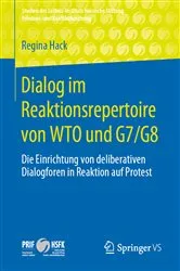 Book cover of Dialog im Reaktionsrepertoire von WTO und G7/G8 by Regina Hack