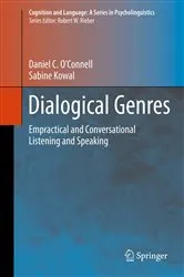 Book cover of Dialogical Genres by Daniel C. O'Connell