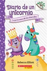 Book cover of Diario de un Unicornio #4: La princesa de los duendes (The Goblin Princess) by Rebecca Elliott