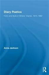 Book cover of Diary Poetics by Anna Jackson