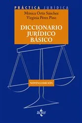 Book cover of Diccionario jurídico básico by Mónica Ortiz Sánchez